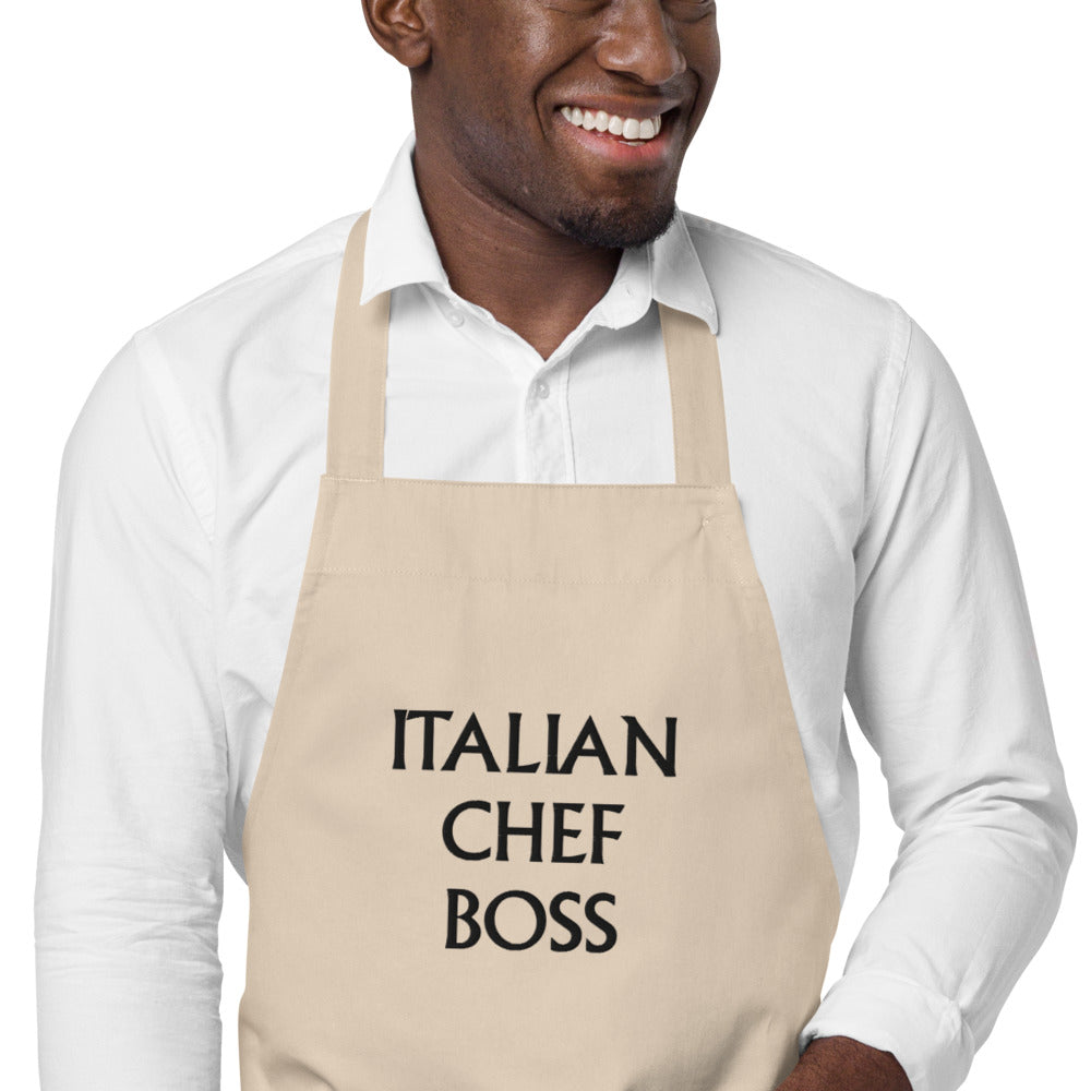 ITALIAN CHEF BOSS -Organic cotton apron