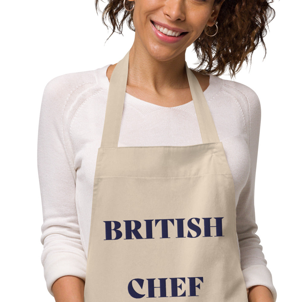 BRITISH CHEF-Organic cotton apron