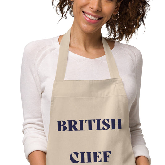 BRITISH CHEF-Organic cotton apron