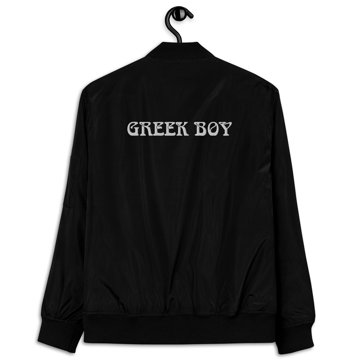 GREEK BOY Premium recycled bomber jacket