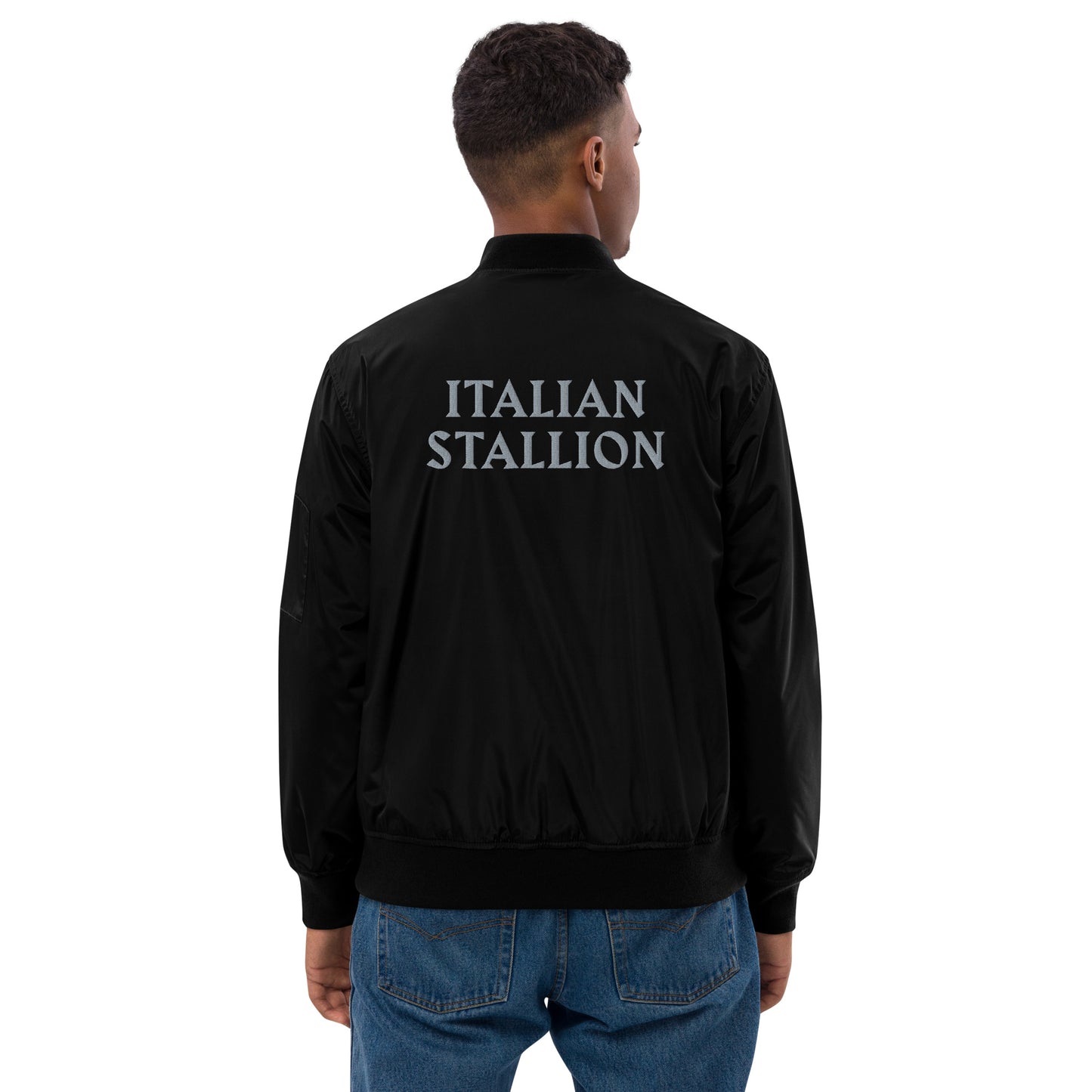 ITALIAN STALLION Premium recycled bomber jacket