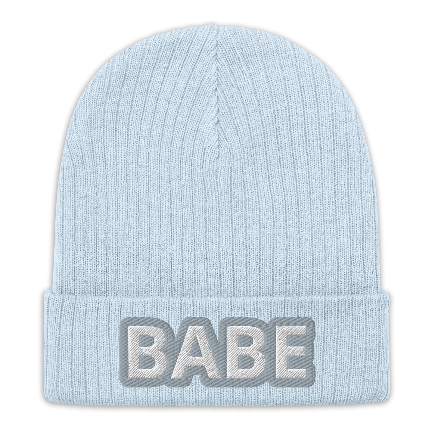 BABE Ribbed knit beanie