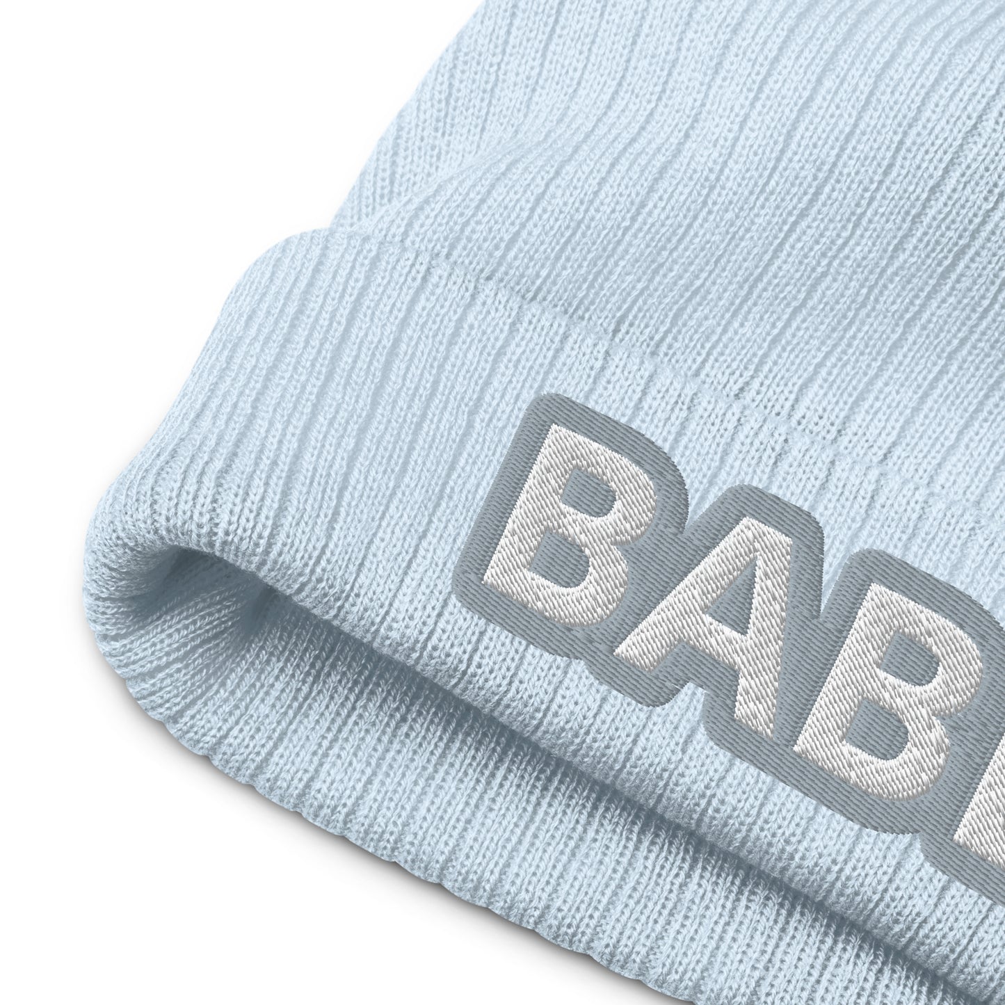 BABE Ribbed knit beanie