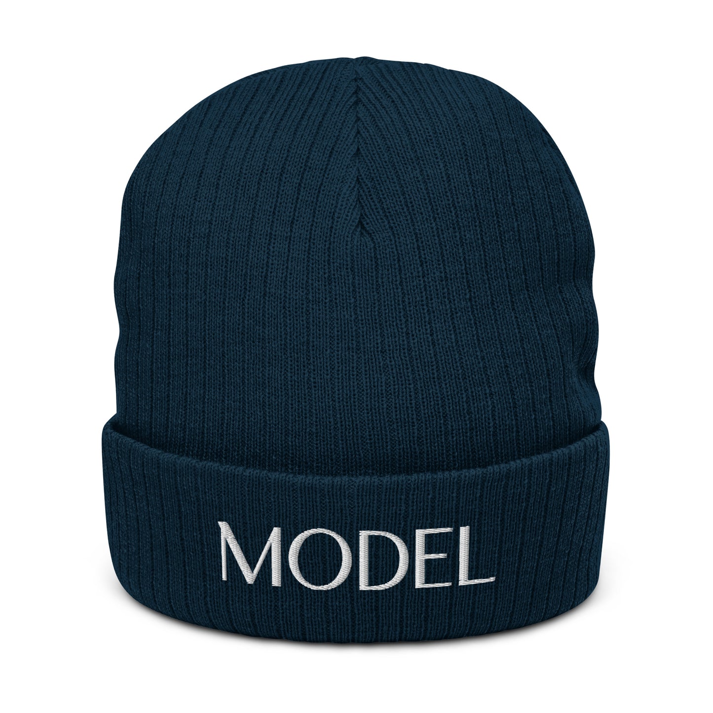 MODEL Ribbed knit beanie