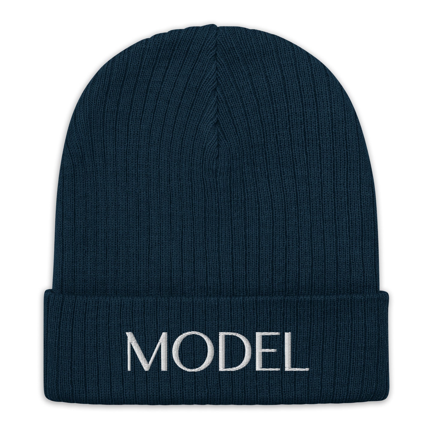 MODEL Ribbed knit beanie