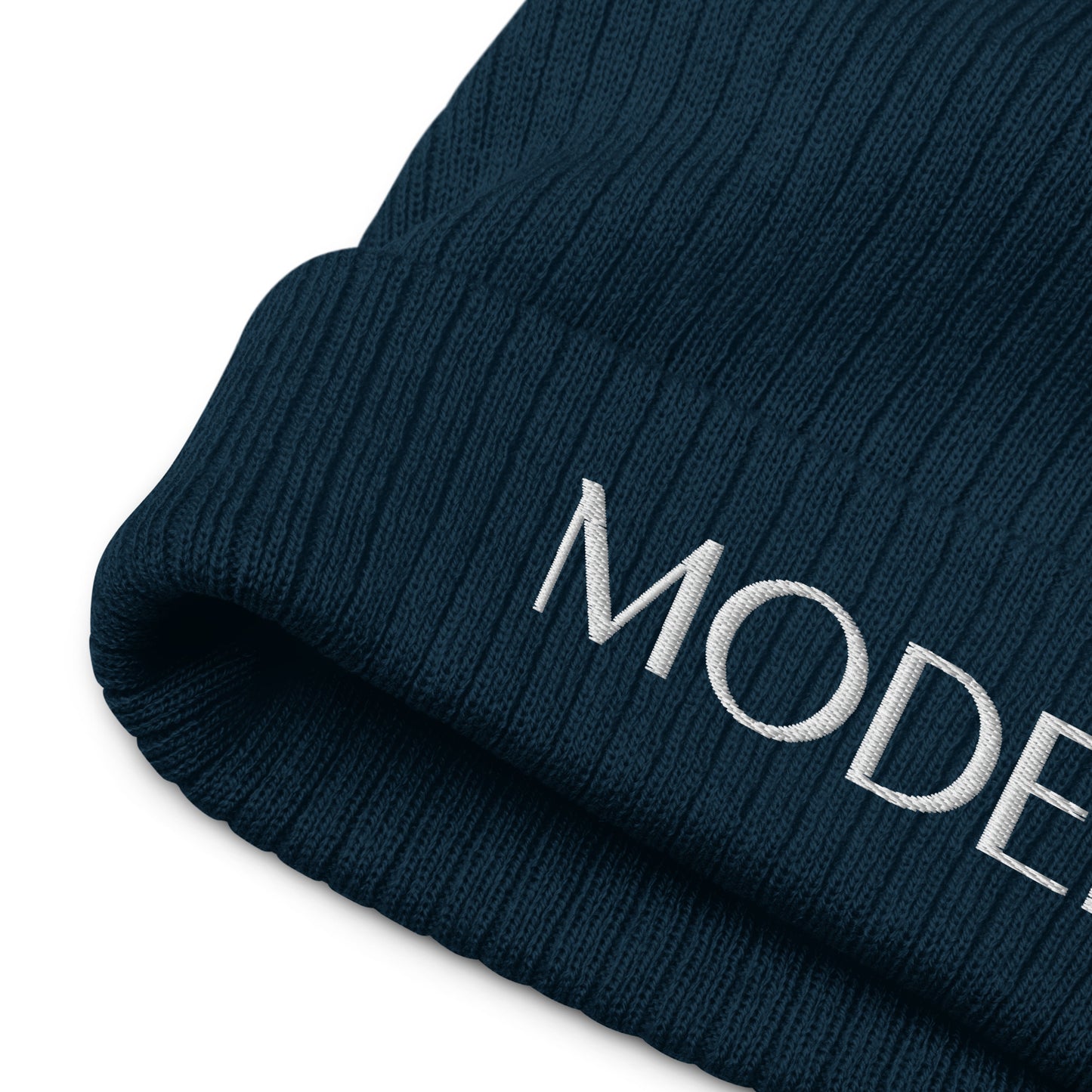 MODEL Ribbed knit beanie