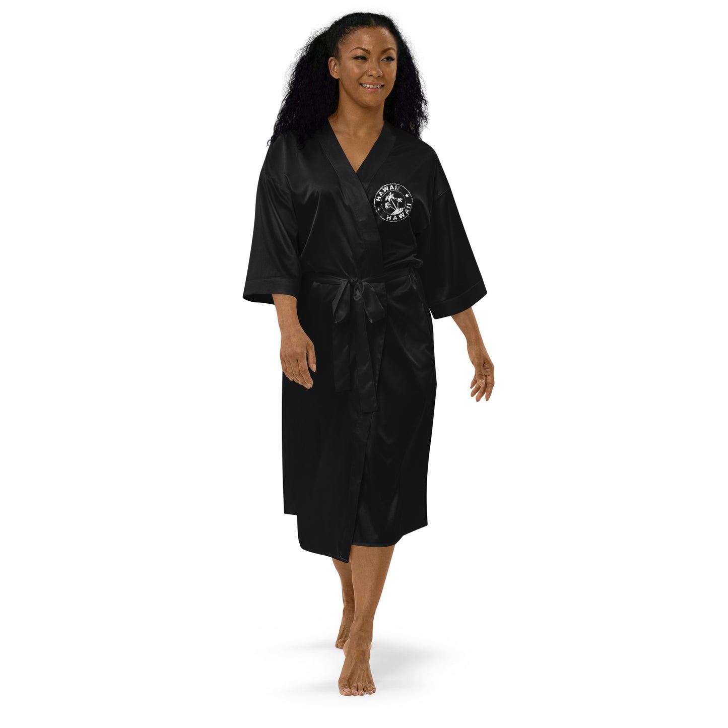 HAWAII Satin robe