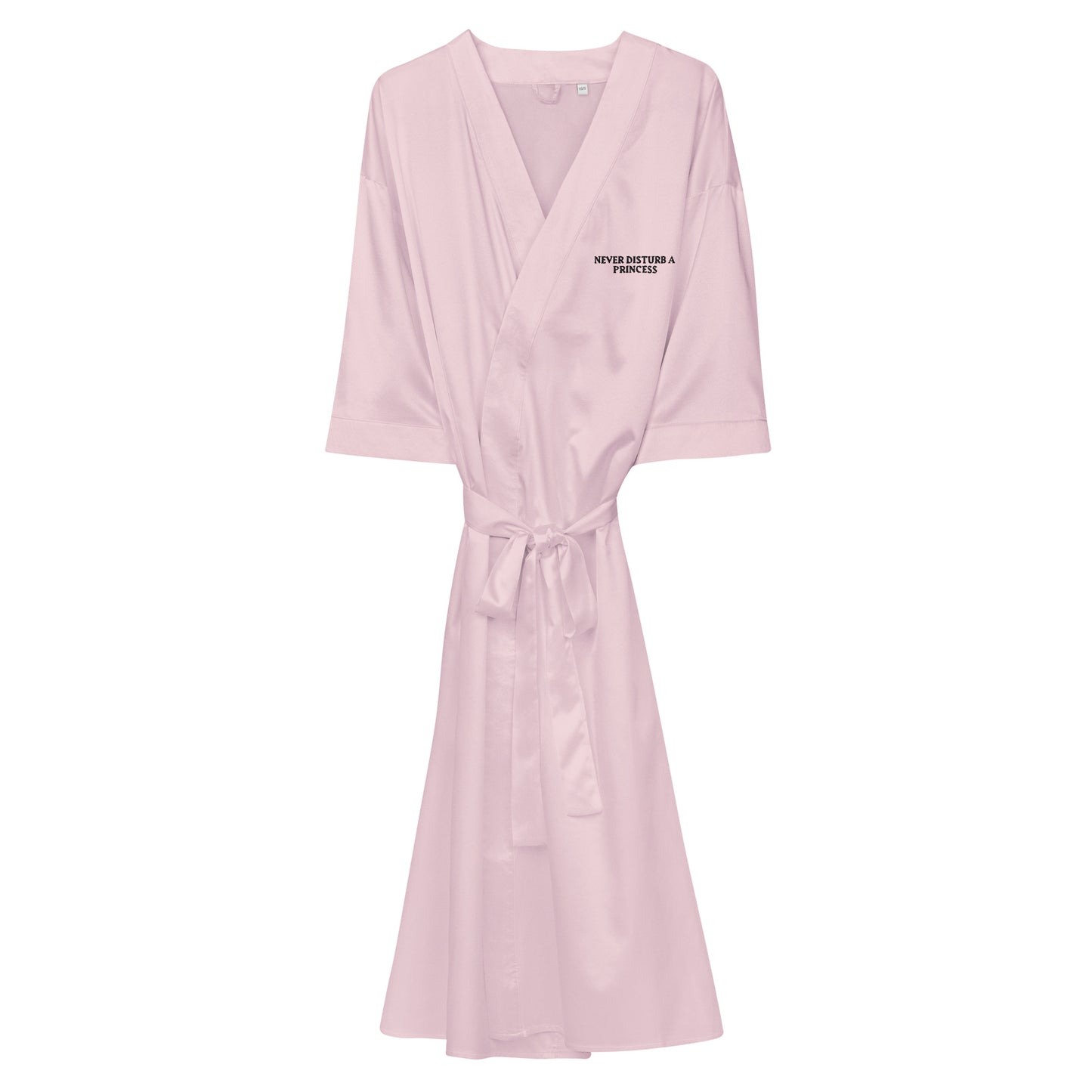 NEVER DISTURB A PRINCESS Satin robe