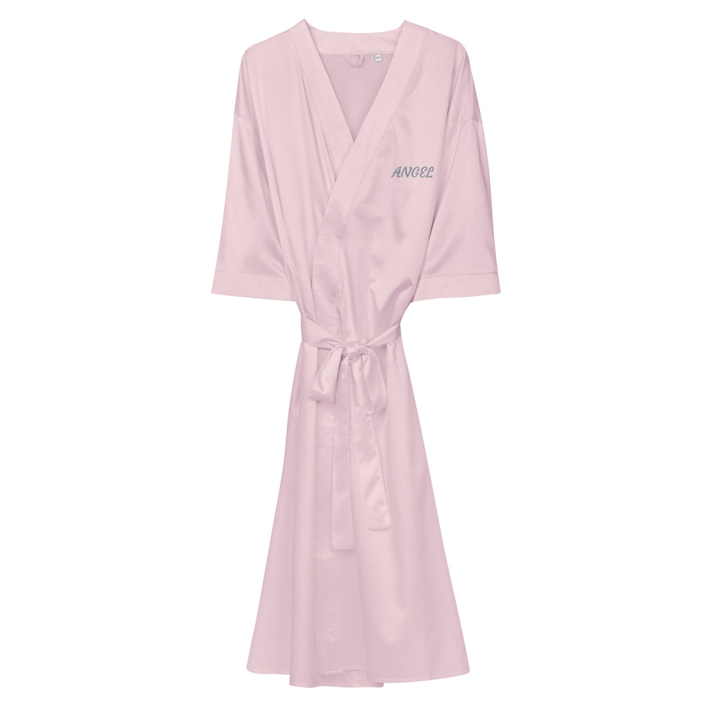 ANGEL Satin robe in Pink