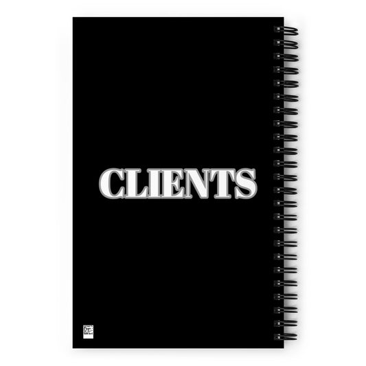 MR. FITNESS CLIENT Spiral notebook