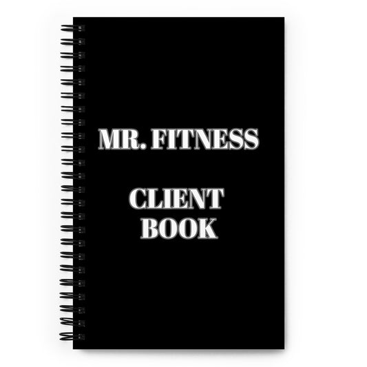 MR. FITNESS CLIENT Spiral notebook