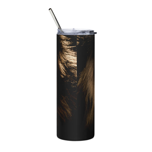 LION FACE Stainless steel tumbler