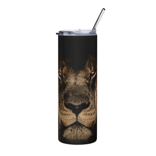 LION FACE Stainless steel tumbler