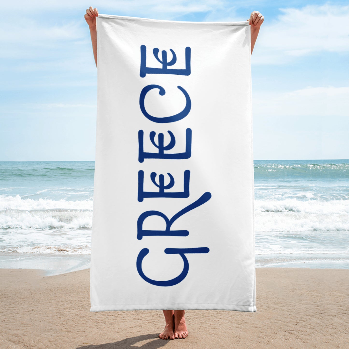 GREECE-Towel FRONT COVER