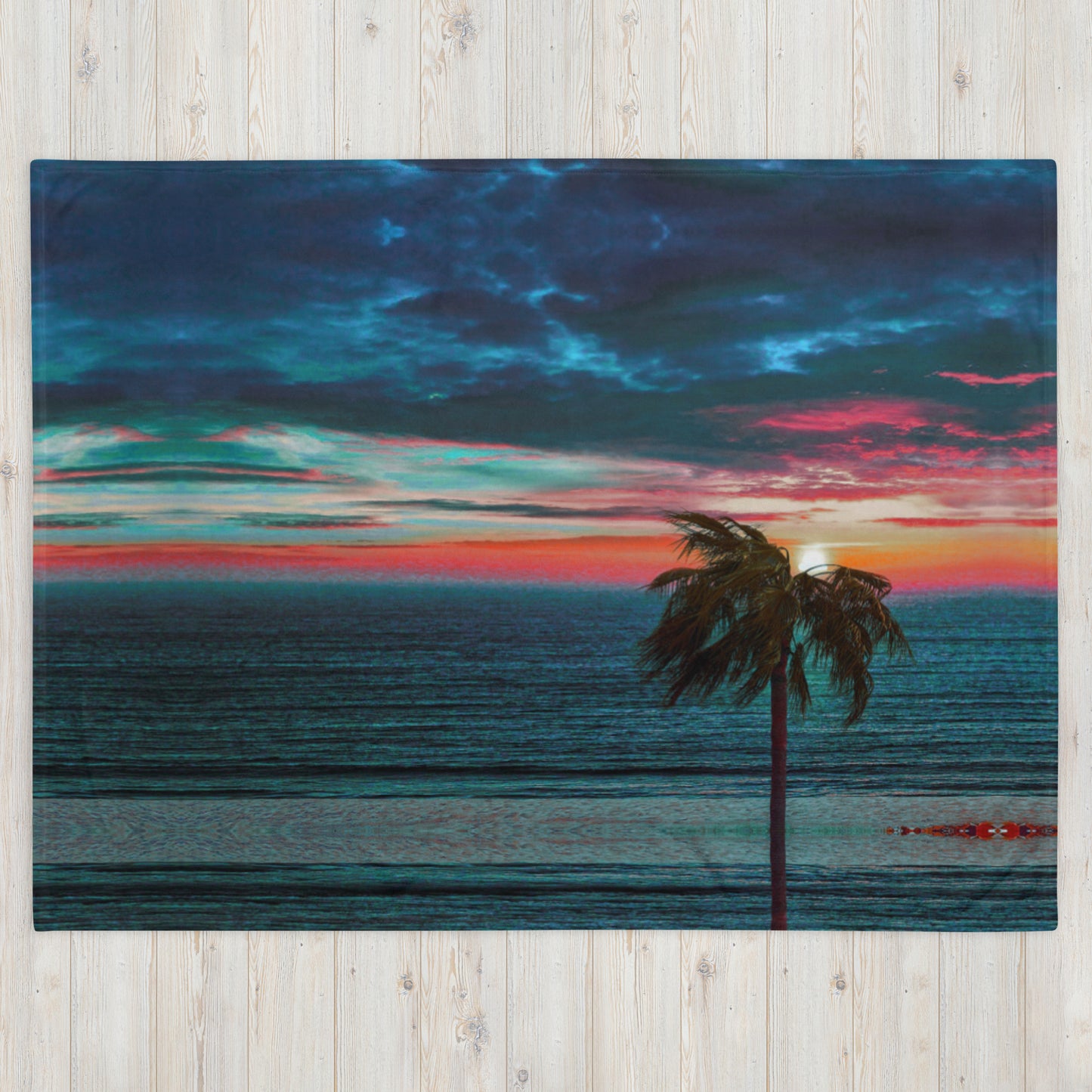 HAWAII BEACH Throw Blanket