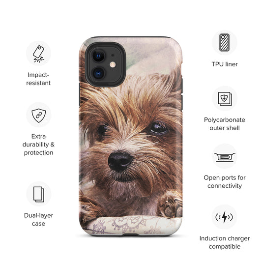 DOG BOUTIQUE-YORKIE Tough iPhone case