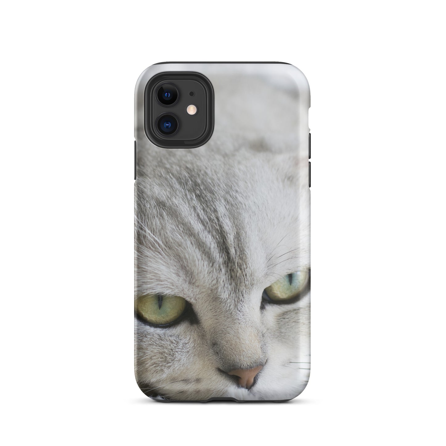 CAT BOUTIQUE-------CAT WITH YELLOW EYES Tough iPhone case