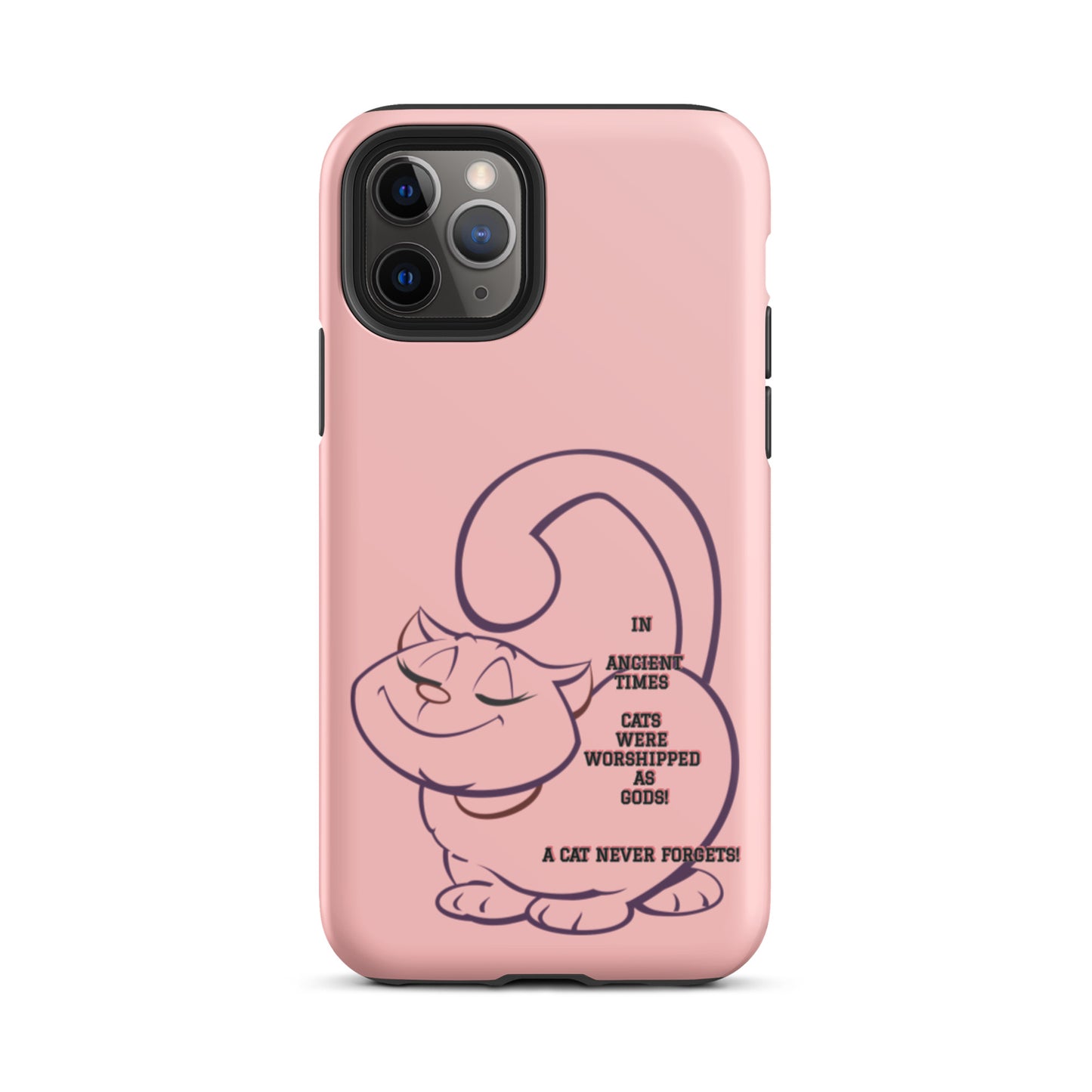 CAT BOUTIQUE-A CAT NEVER FORGETS-   Tough iPhone case