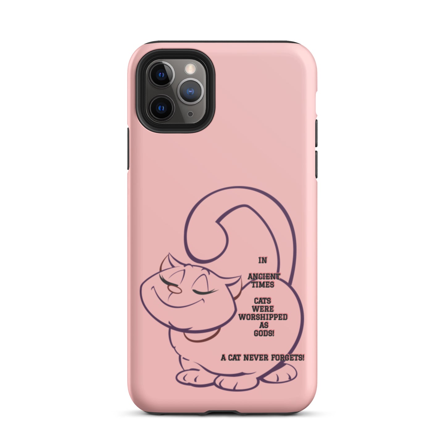 CAT BOUTIQUE-A CAT NEVER FORGETS-   Tough iPhone case