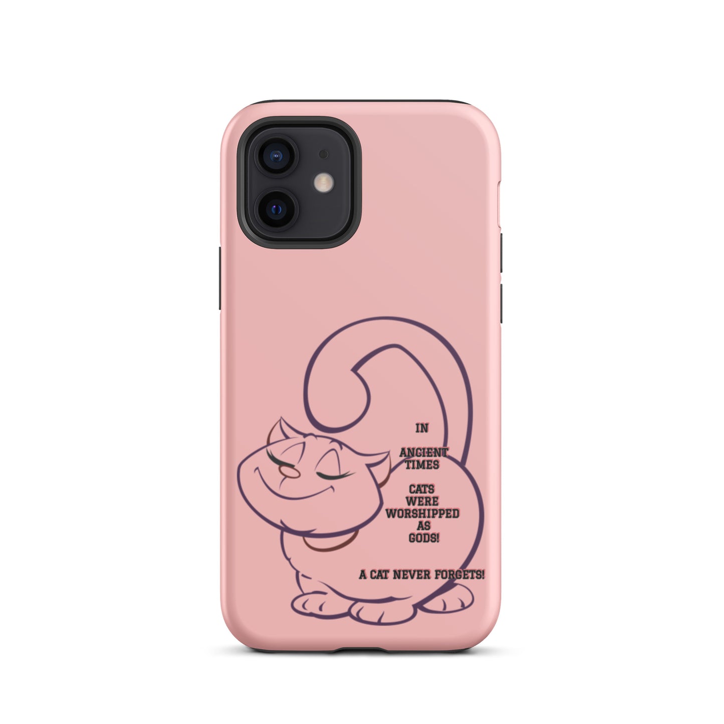 CAT BOUTIQUE-A CAT NEVER FORGETS-   Tough iPhone case