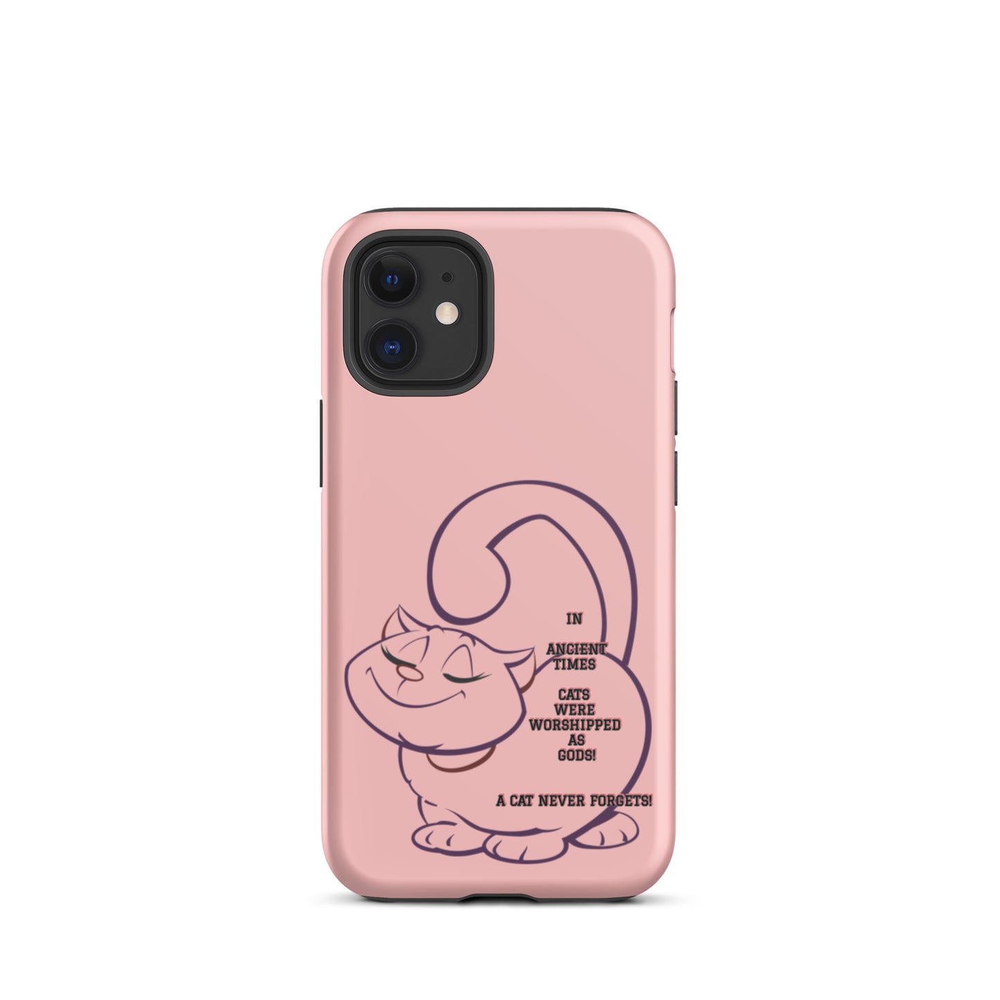 CAT BOUTIQUE-A CAT NEVER FORGETS-   Tough iPhone case