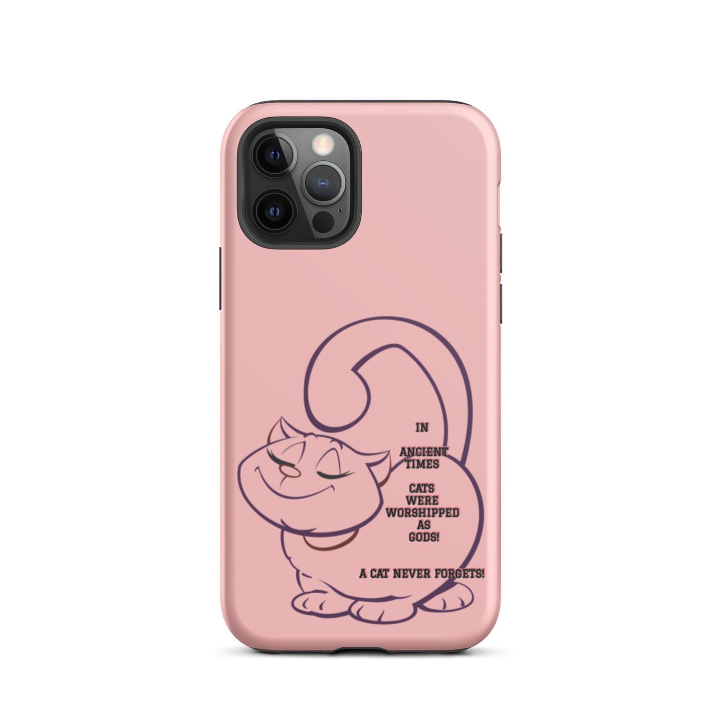 CAT BOUTIQUE-A CAT NEVER FORGETS-   Tough iPhone case