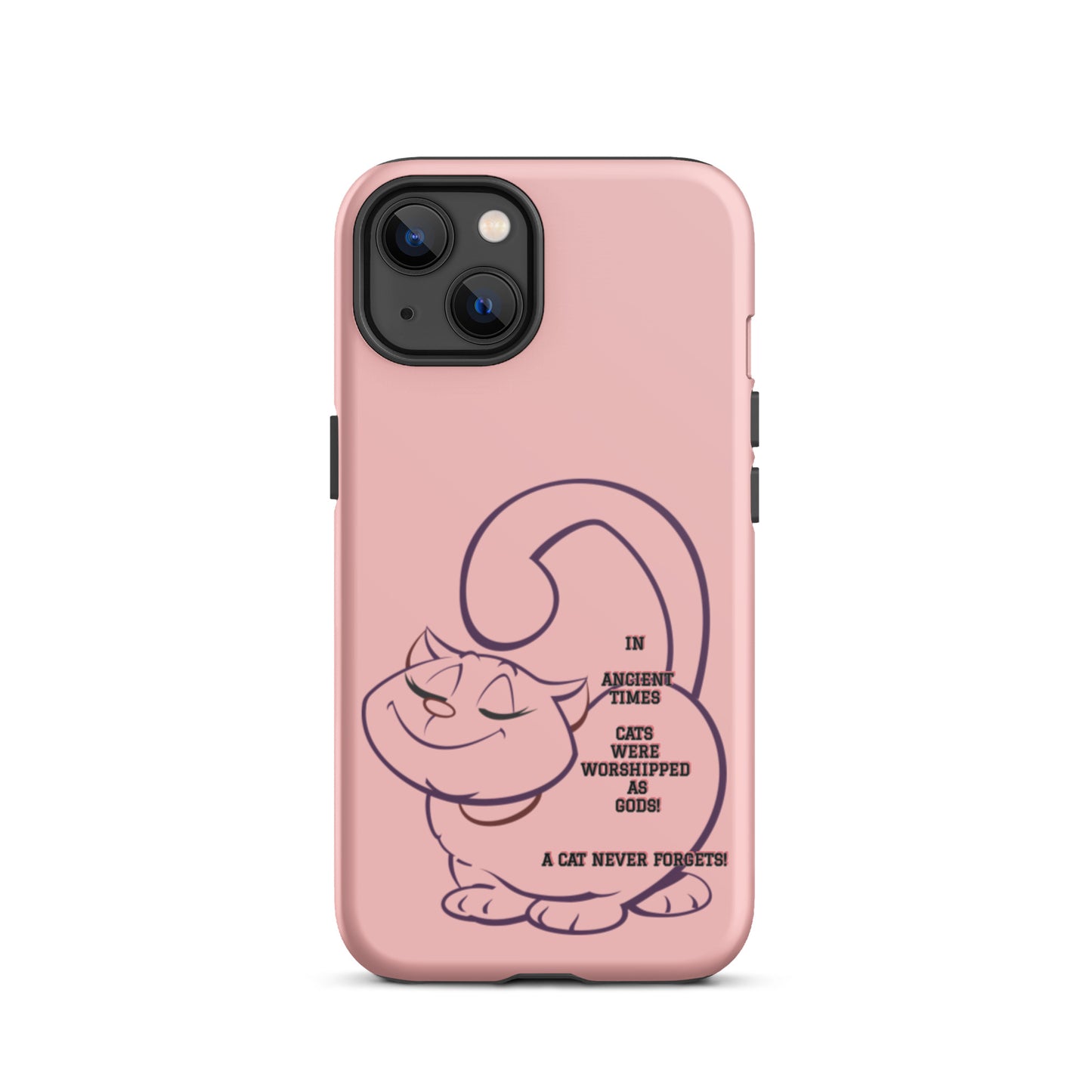 CAT BOUTIQUE-A CAT NEVER FORGETS-   Tough iPhone case