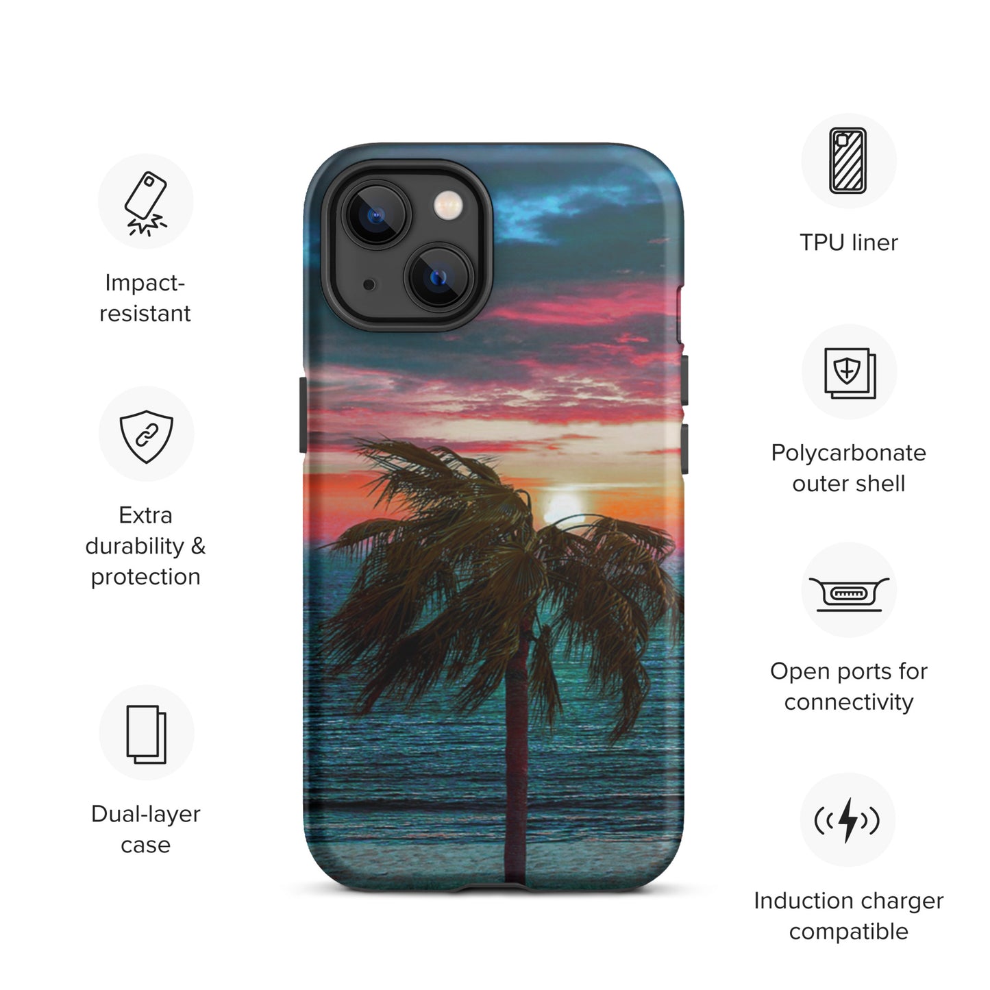 HAWAII SCENE Tough iPhone case