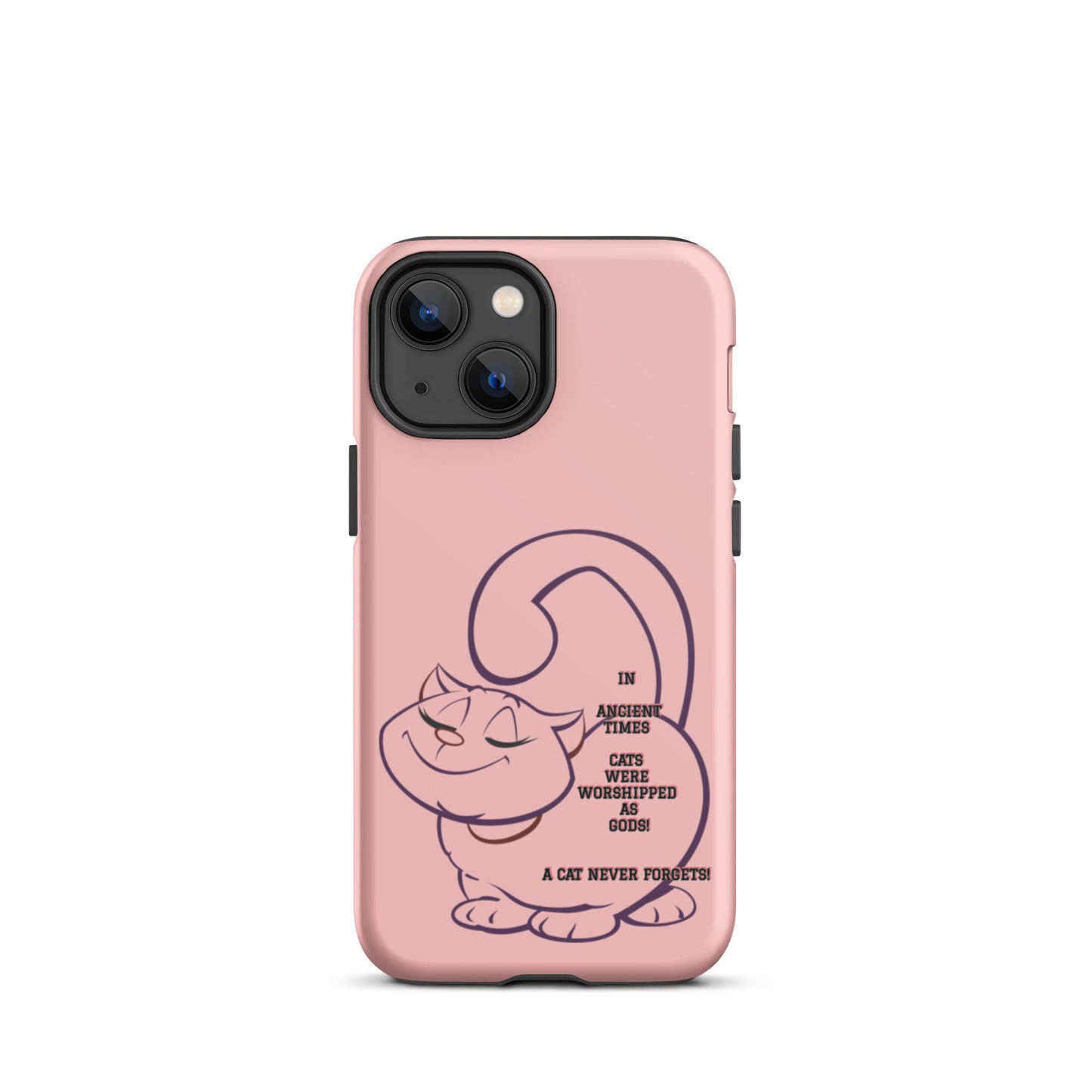 CAT BOUTIQUE-A CAT NEVER FORGETS-   Tough iPhone case