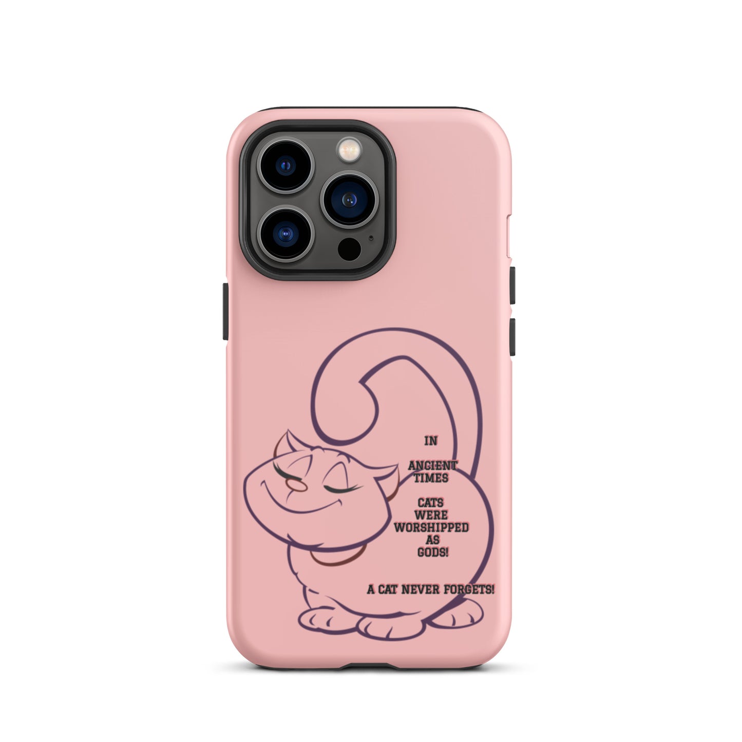 CAT BOUTIQUE-A CAT NEVER FORGETS-   Tough iPhone case