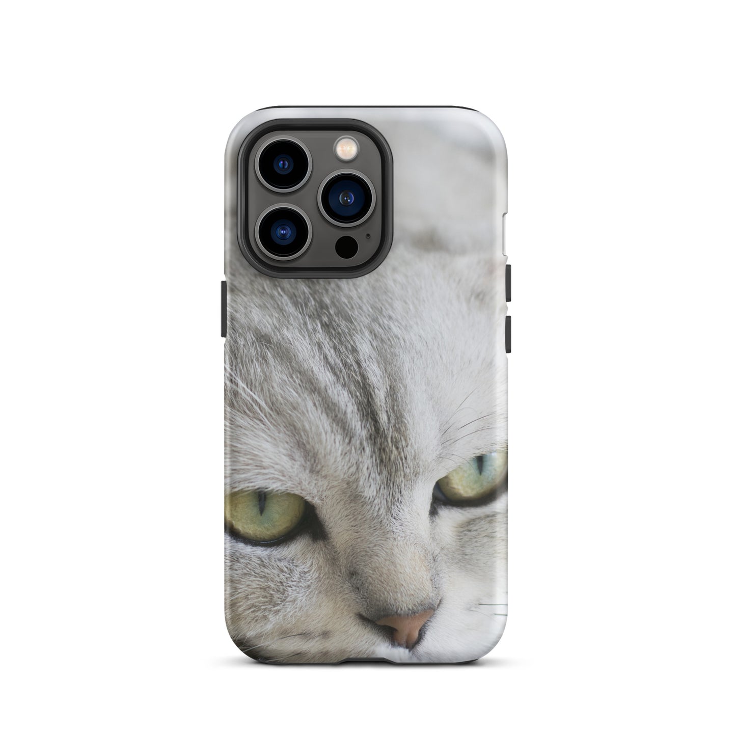 CAT BOUTIQUE-------CAT WITH YELLOW EYES Tough iPhone case