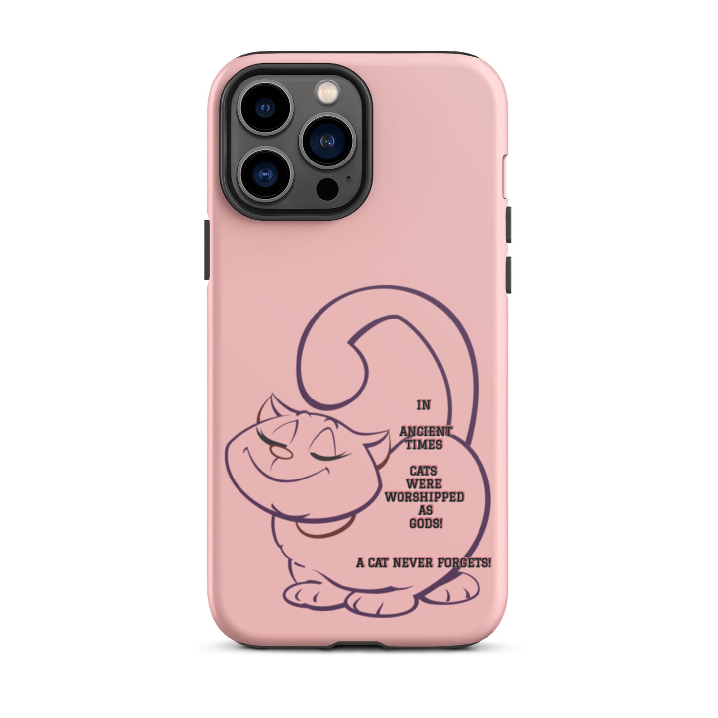 CAT BOUTIQUE-A CAT NEVER FORGETS-   Tough iPhone case