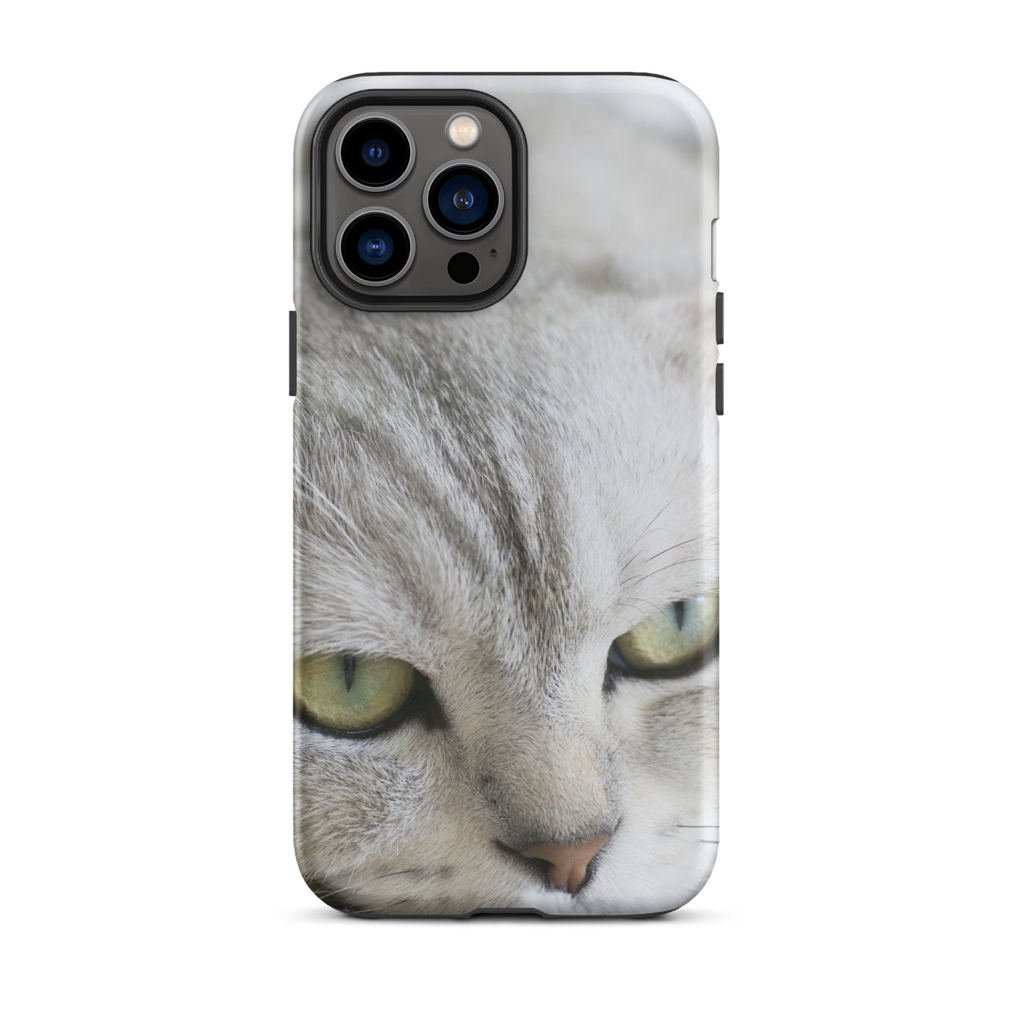 CAT BOUTIQUE-------CAT WITH YELLOW EYES Tough iPhone case