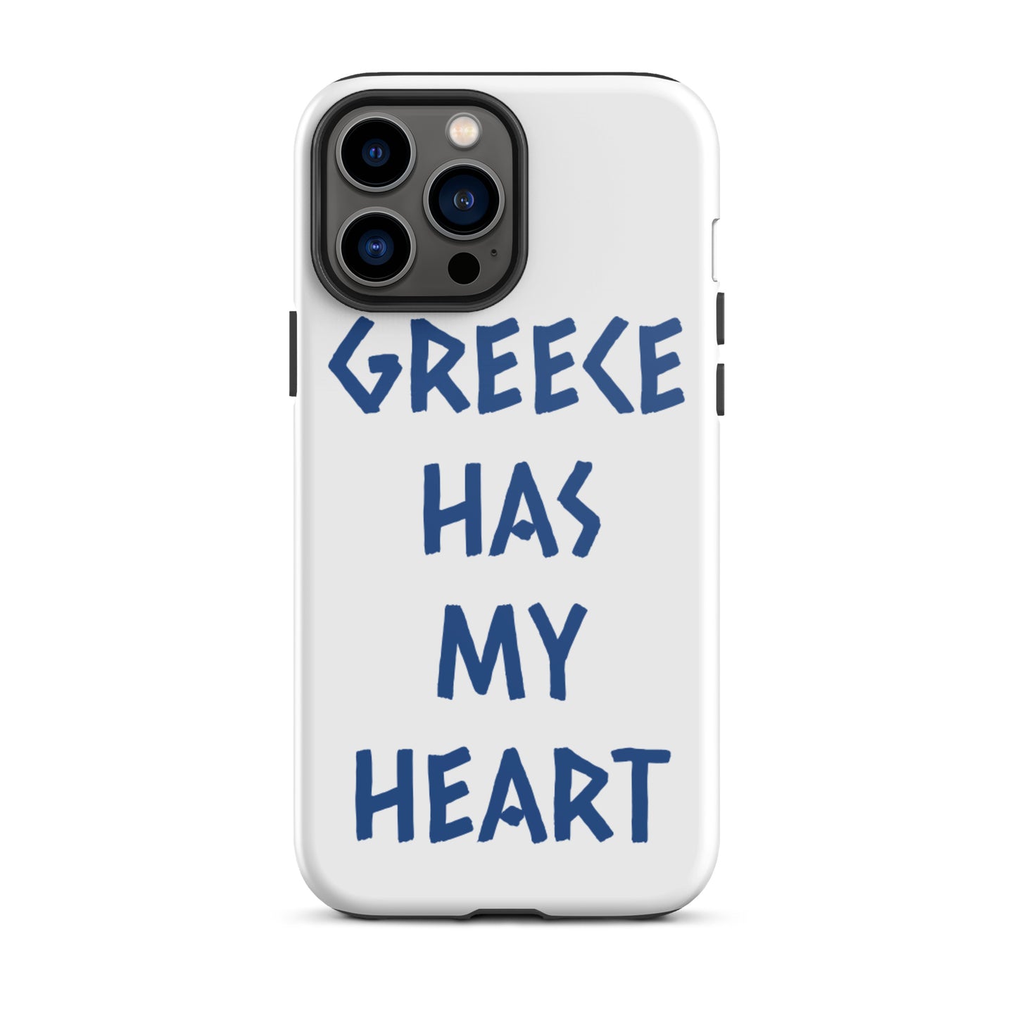 GREECE HAS MY HEART Tough iPhone case