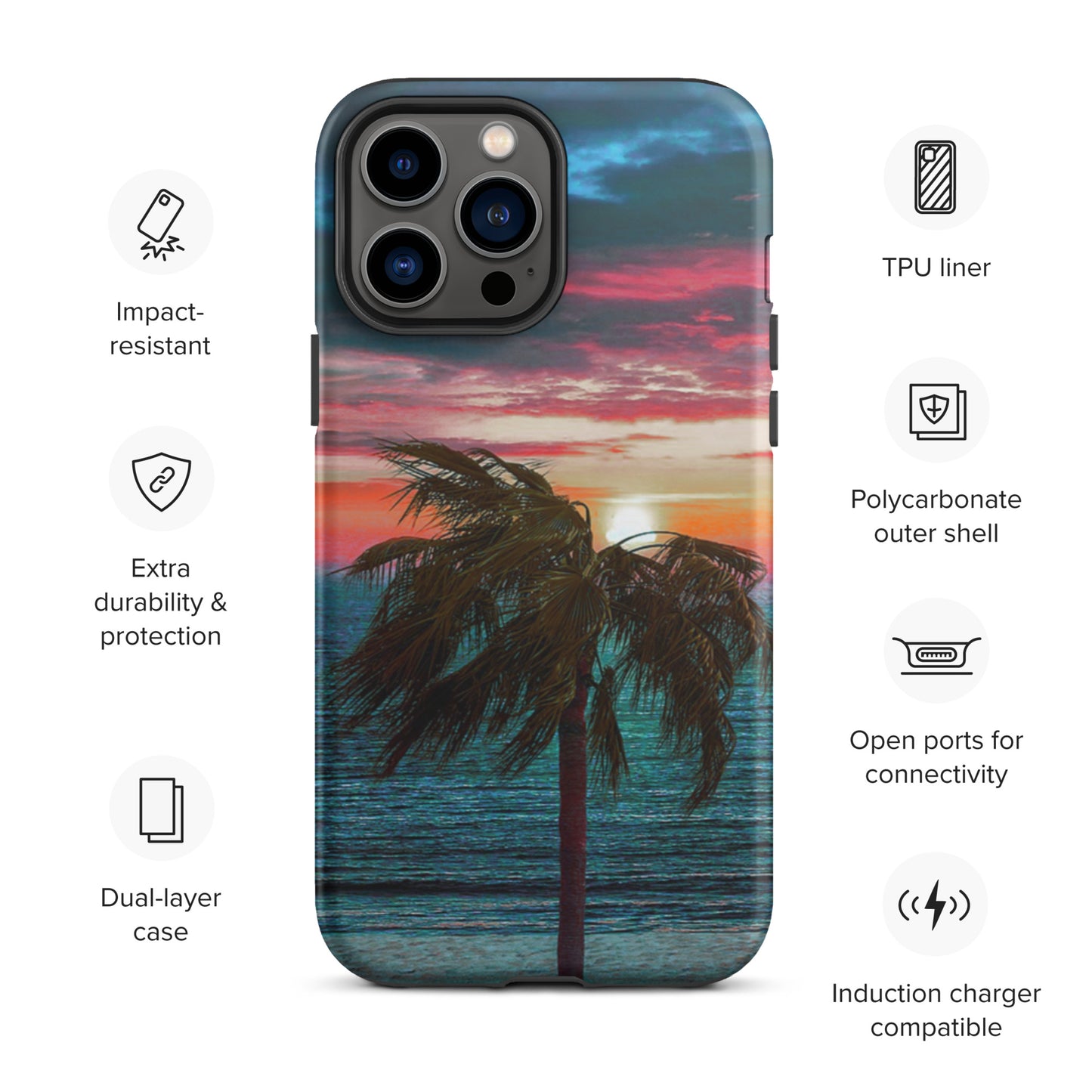 HAWAII SCENE Tough iPhone case