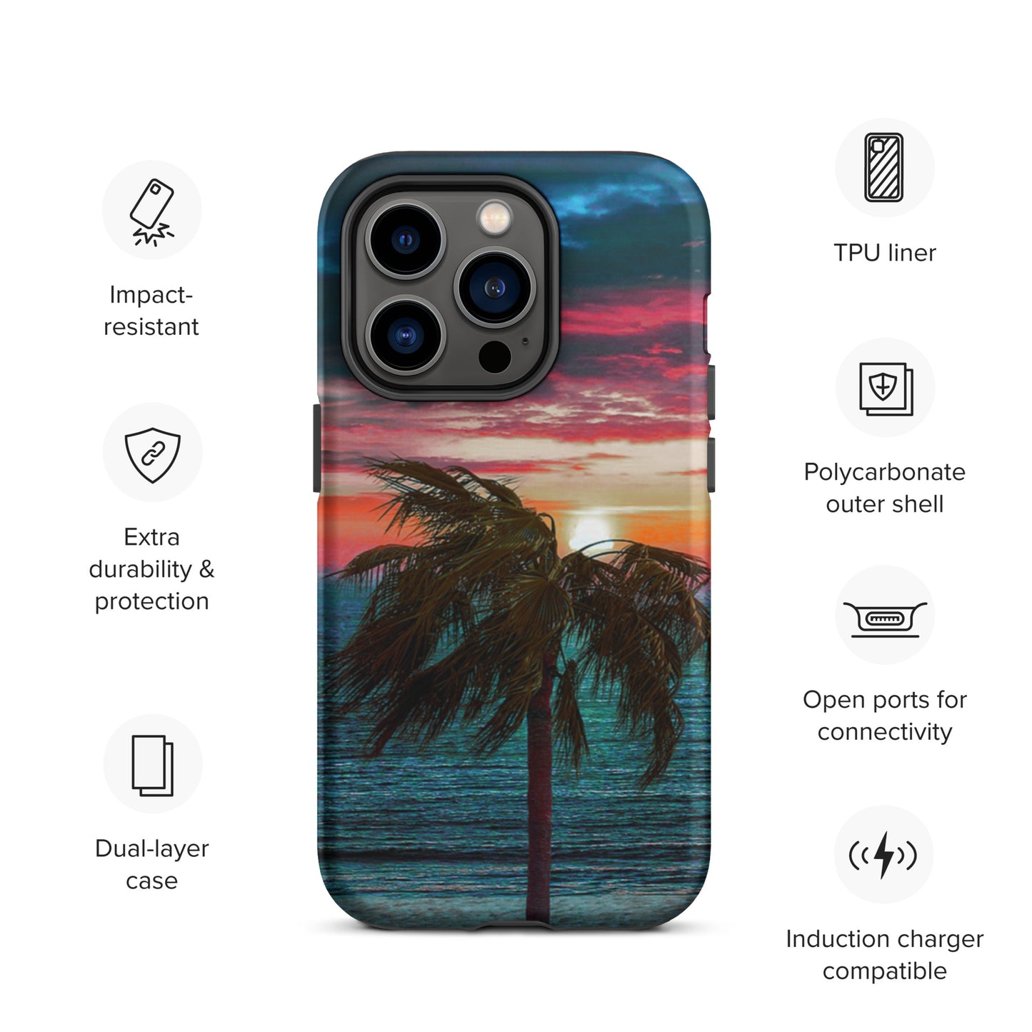 HAWAII SCENE Tough iPhone case