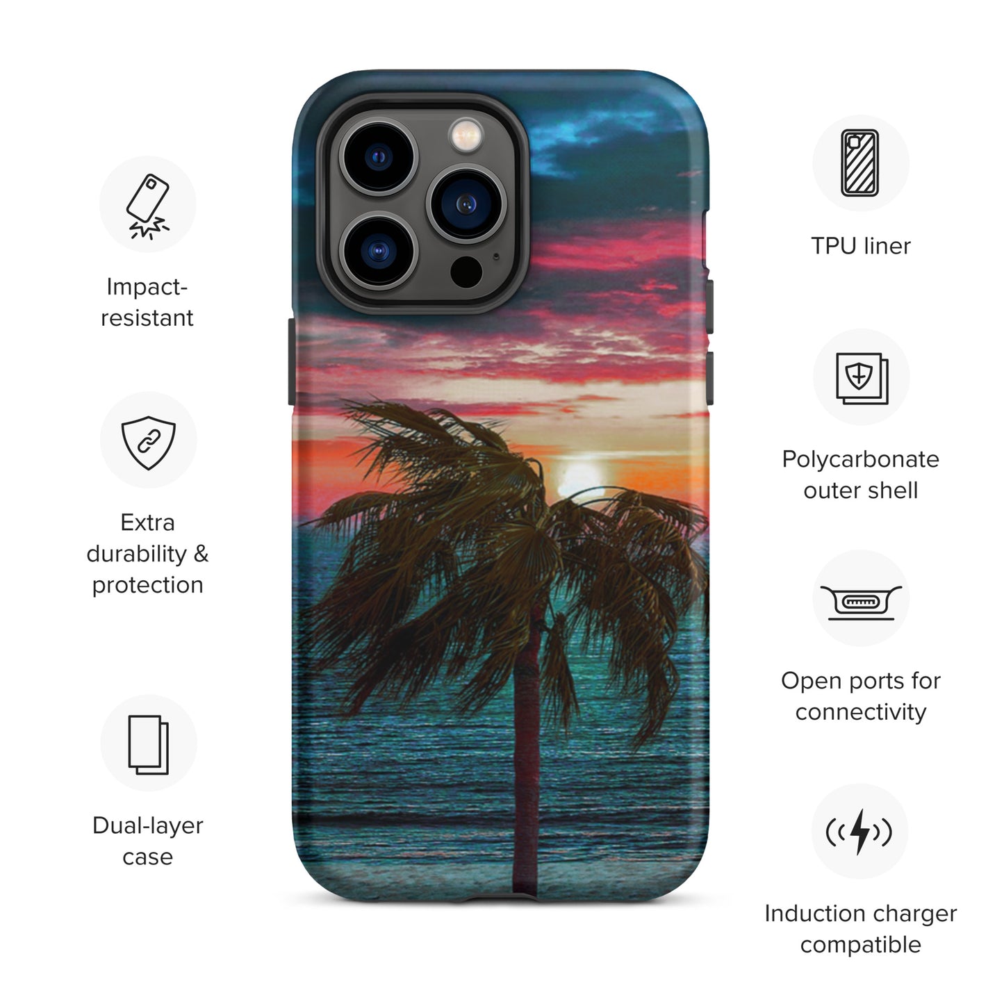 HAWAII SCENE Tough iPhone case