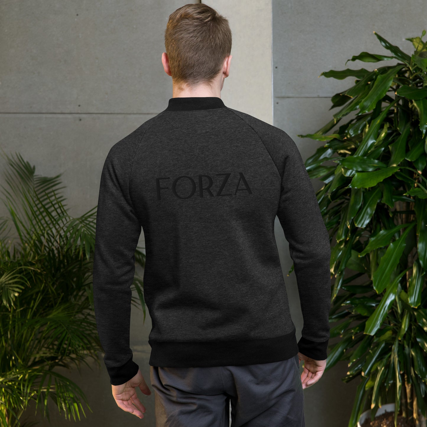 FORZA ------(THIS MEANS STRENGTH) Bomber Jacket