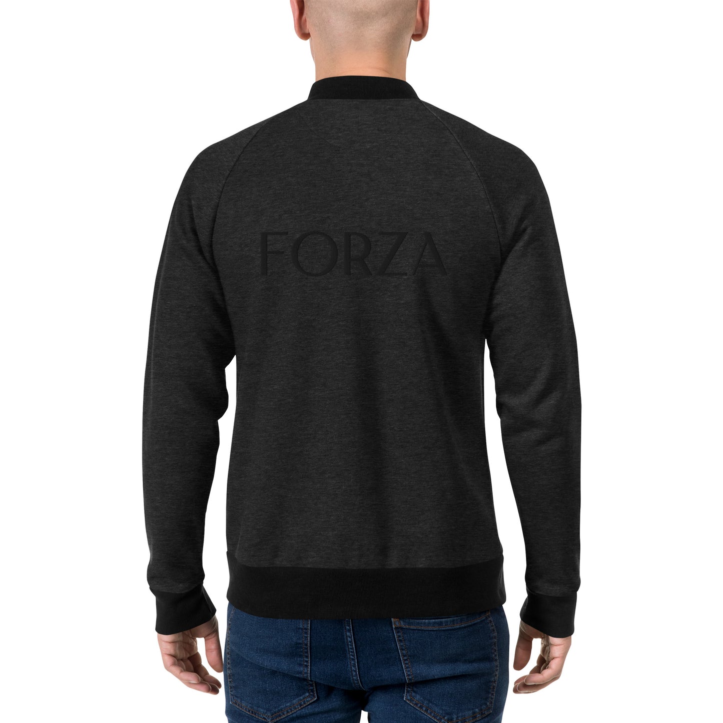 FORZA ------(THIS MEANS STRENGTH) Bomber Jacket