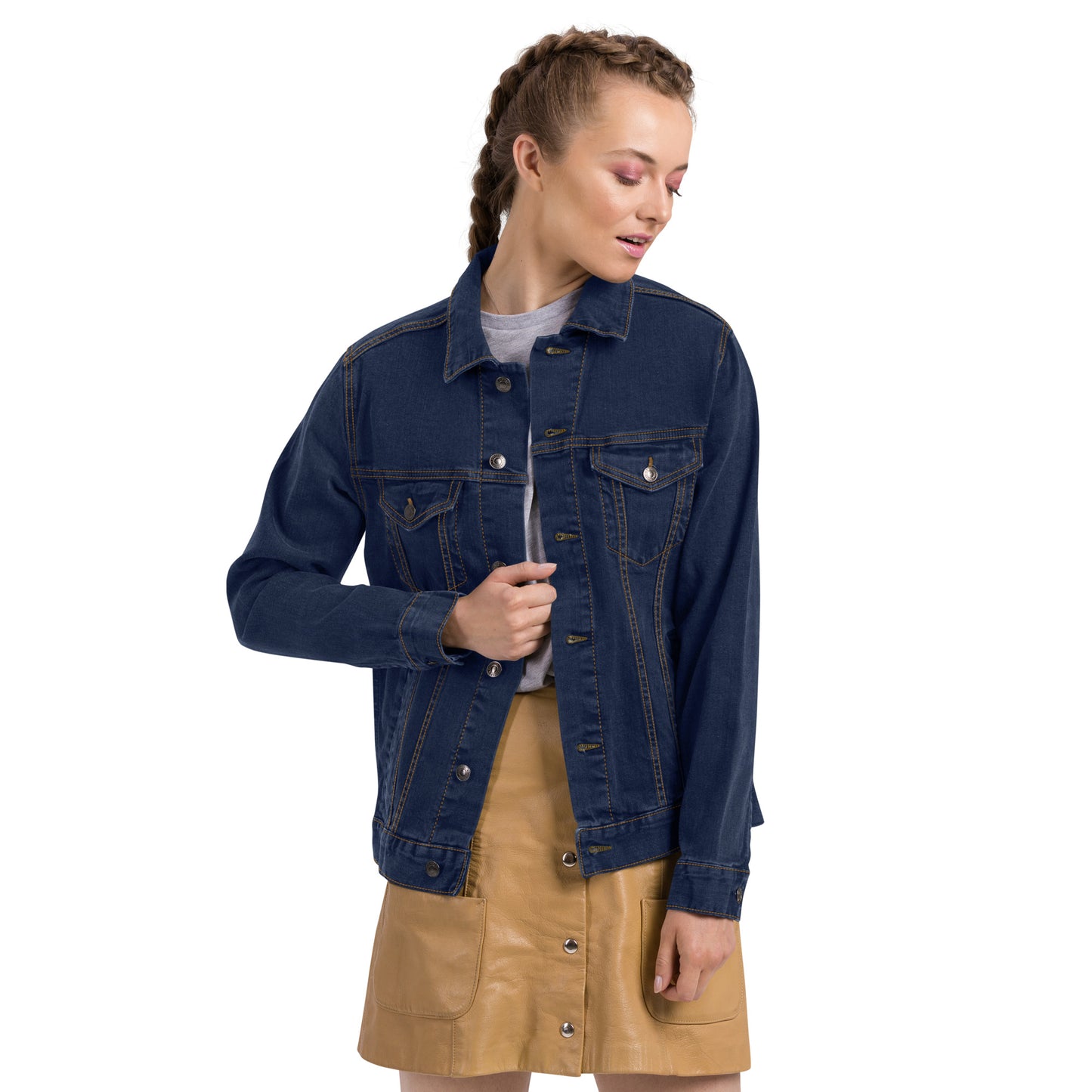 ASK MY AGENT Unisex denim jacket