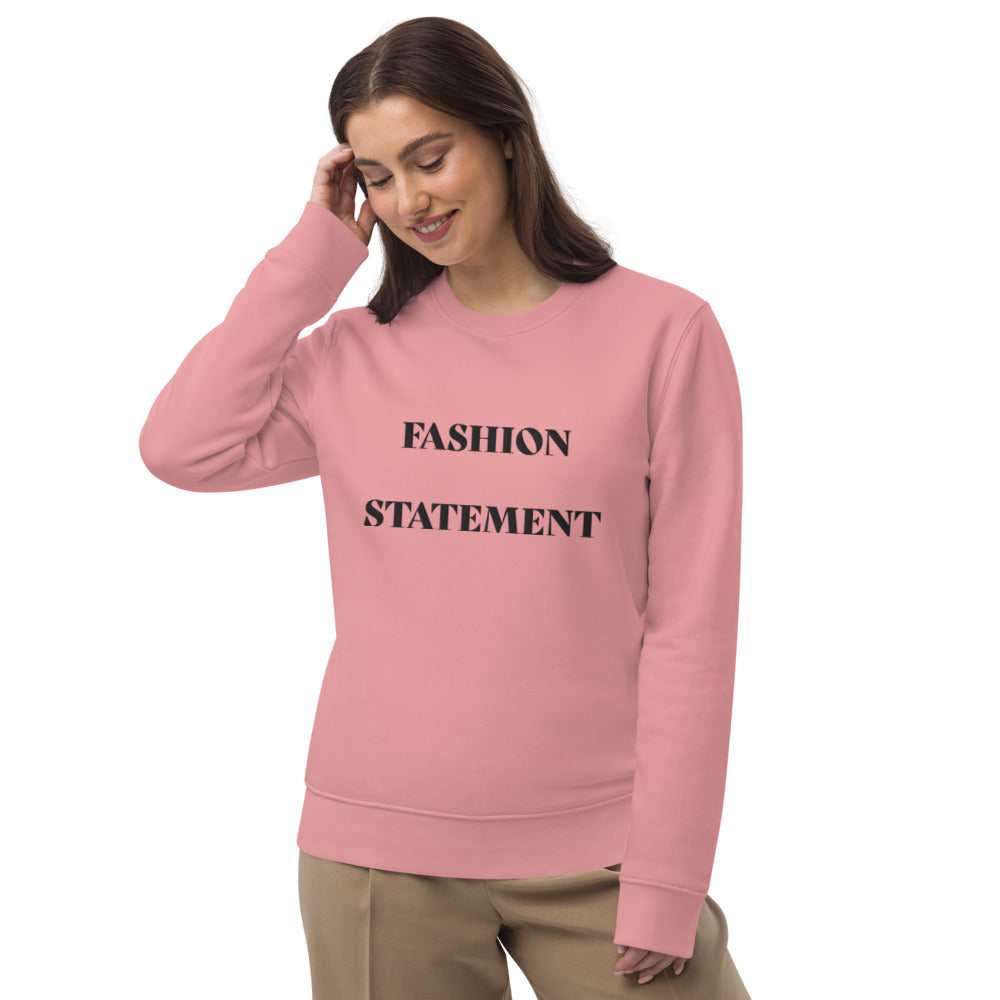 FASHION STATEMENT PINK Unisex eco sweatshirt