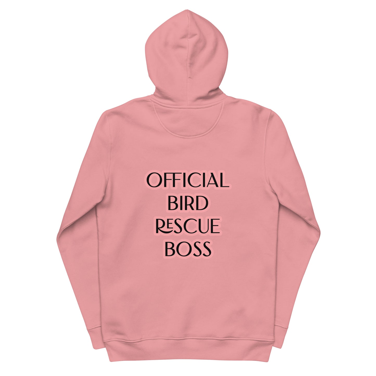 OFFICIAL BIRD RESCUE BOSS- PINK Unisex essential eco hoodie