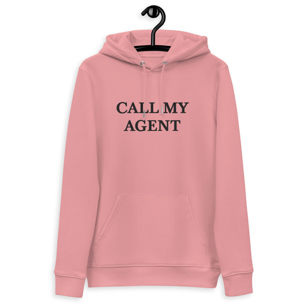 CALL MY AGENT PINK-Unisex essential eco hoodie