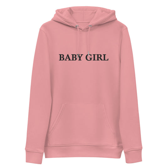 BABY GIRL PINK-Unisex essential eco hoodie