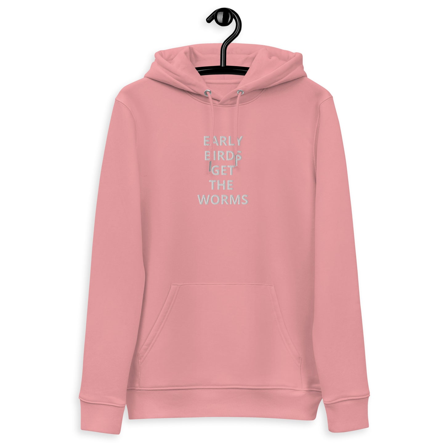 EARLY BIRDS GET THE WORMS-Unisex essential eco hoodie