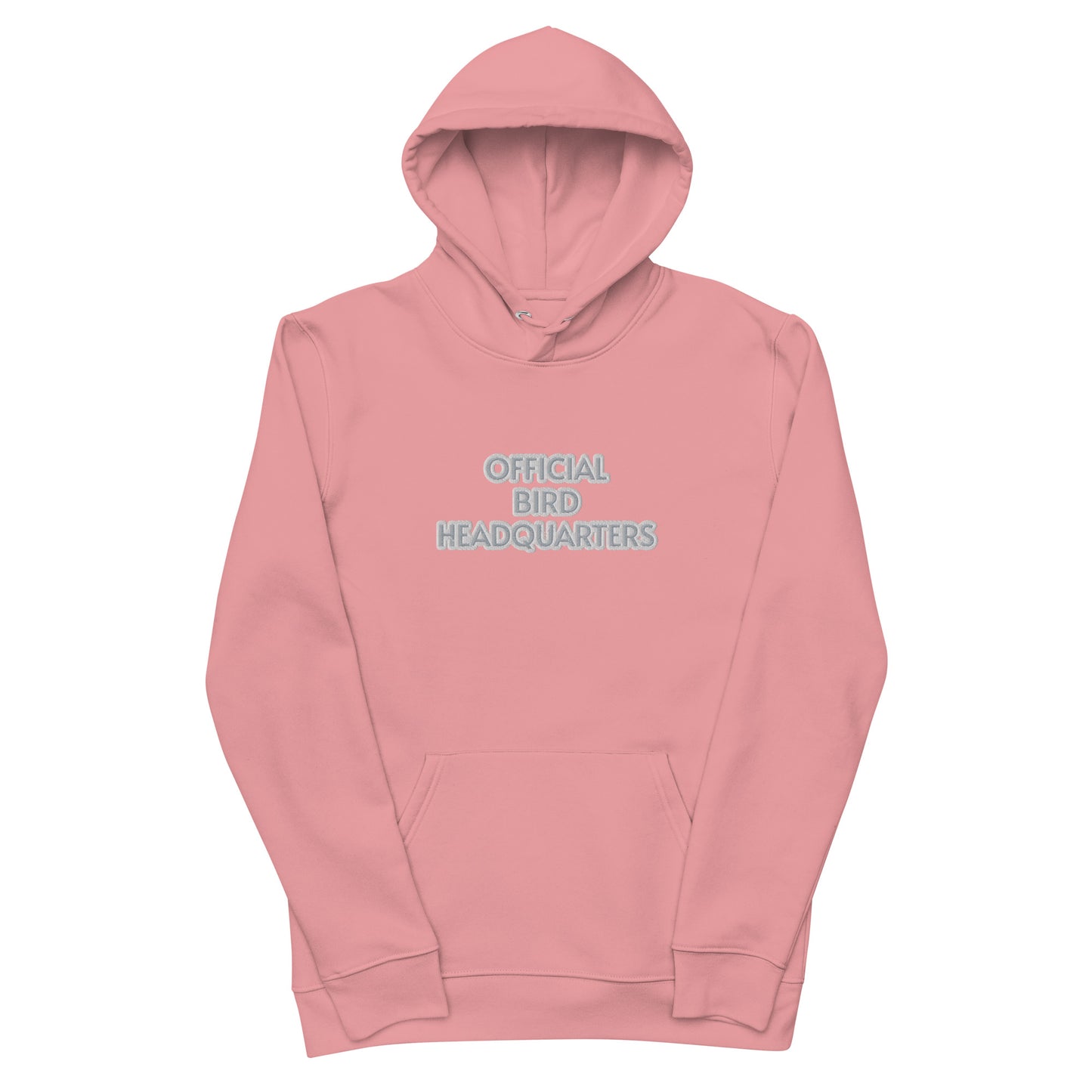 OFFICIAL BIRD HEADQUARTERS--PINK Unisex essential eco hoodie