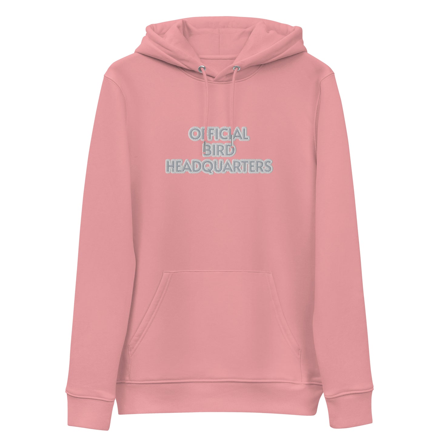 OFFICIAL BIRD HEADQUARTERS--PINK Unisex essential eco hoodie