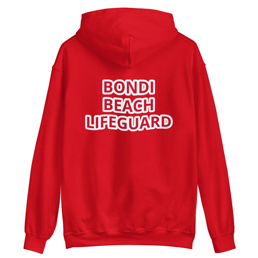 BONDI BEACH LIFEGUARD---RED Unisex Hoodie