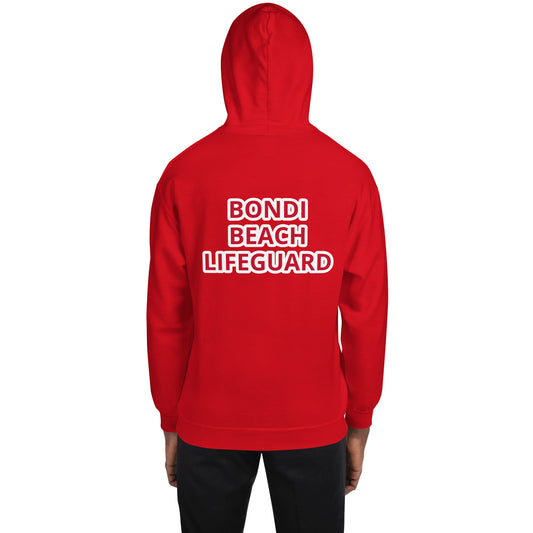 BONDI BEACH LIFEGUARD---RED Unisex Hoodie