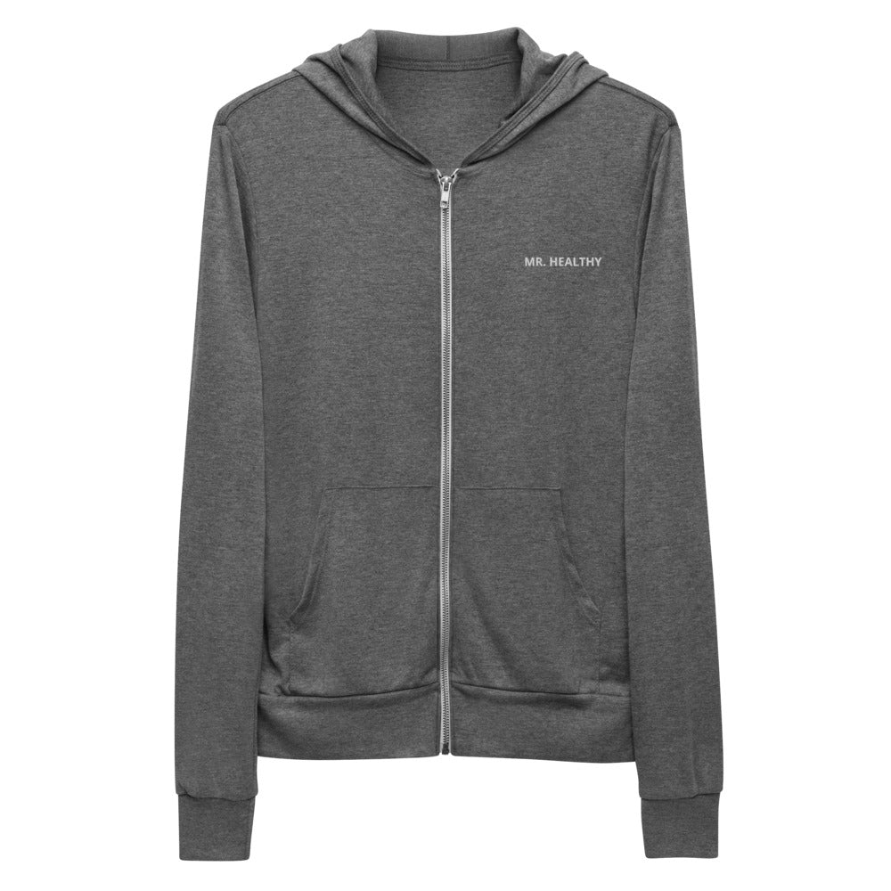 Unisex zip hoodie